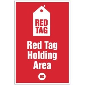 Red Tag Holding Area - Poster