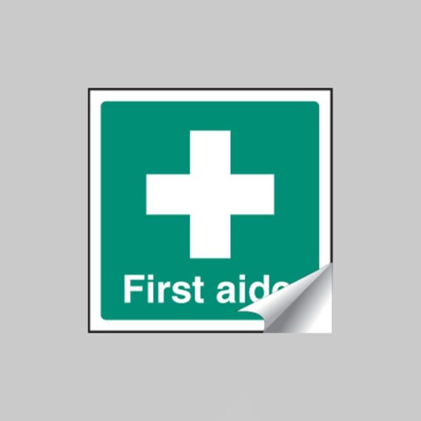 First Aider Sticker - 50 x 50mm - Safety Signs
