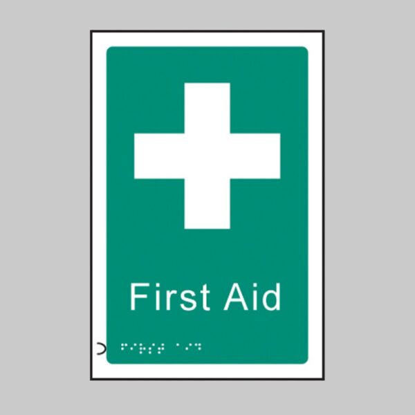 Braille - First Aid - Safety Signs