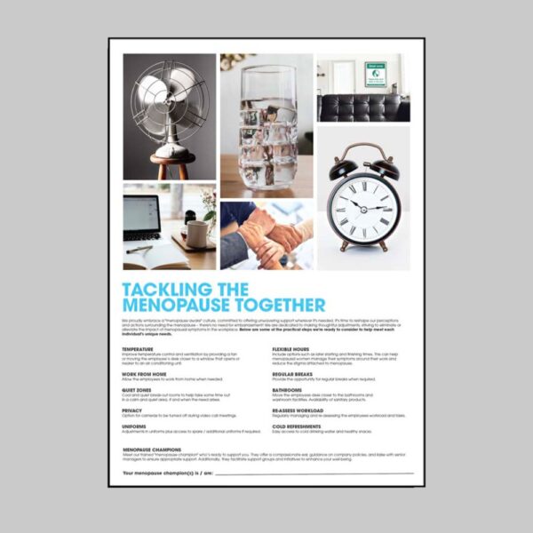 Tackling the Menopause Together - Poster