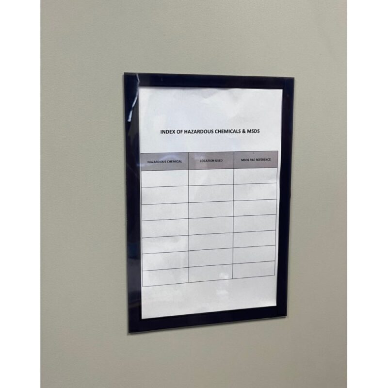 A4 Magnetic Document Frames