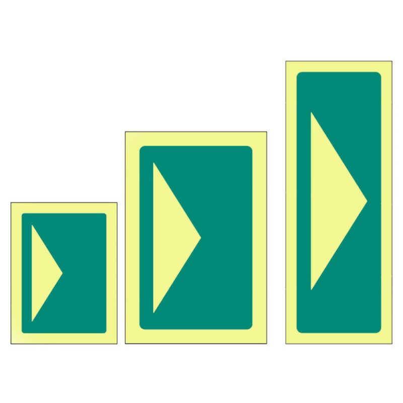 Directional Indicator For First Aid Equipment - Safety Signs Photoluminescent