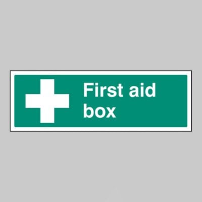 First Aid Box - Safety Signs