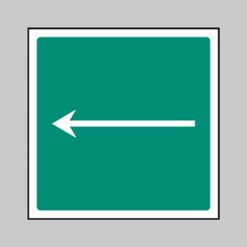 Arrow 180 Deg - Safety Signs