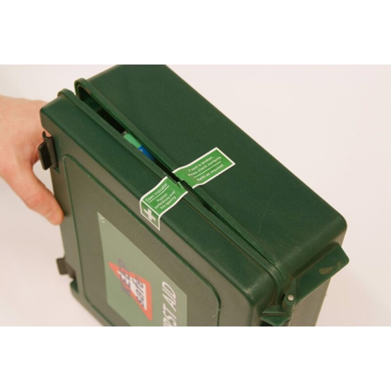 First Aid Box Tamper Labels (Pack of 50) - Safety Signs
