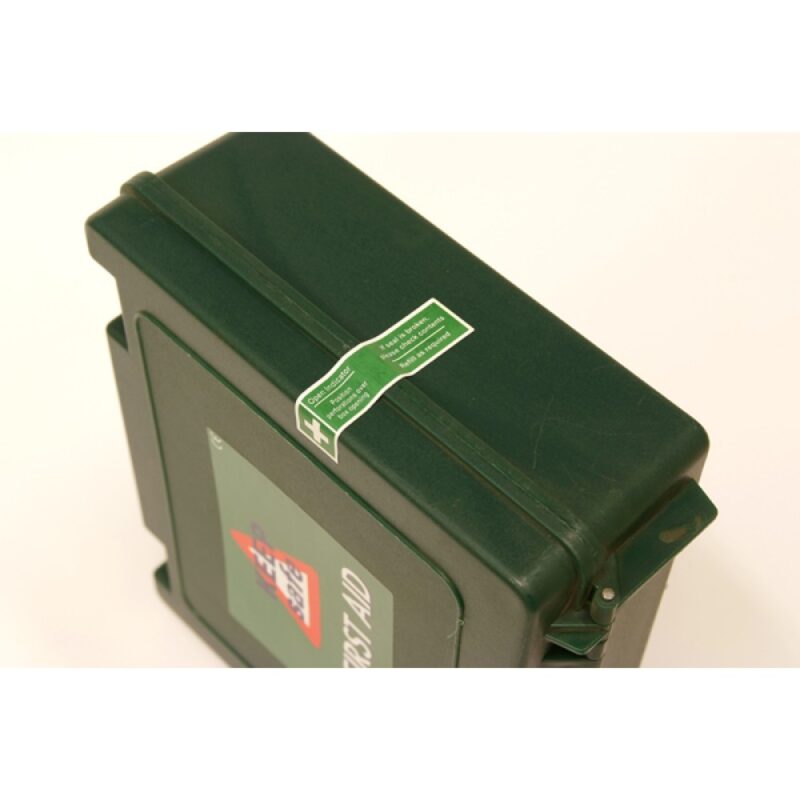 First Aid Box Tamper Labels (Pack of 50) - Safety Signs