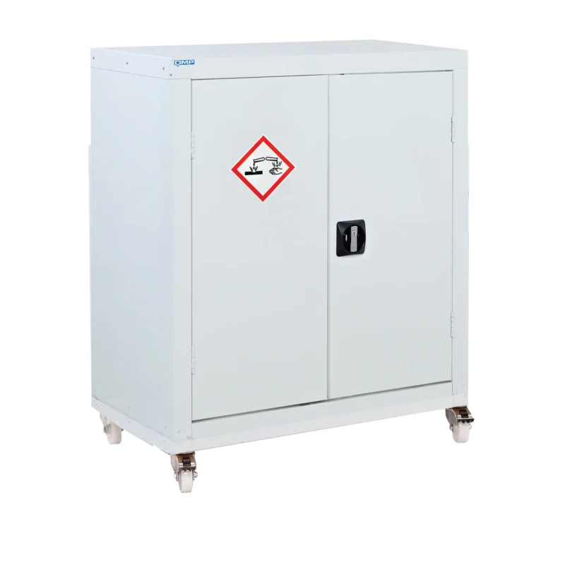 QMP Acid / Alkali Mobile Cupboard - 1040H x 900W x 460D