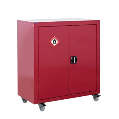 QMP Flammable Liquid Mobile Cupboard - 1040H x 900W x 460D