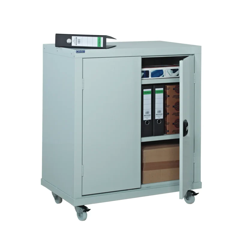 QMP Workplace Storage Mobile Cupboard - 1040H x 900W x 460D