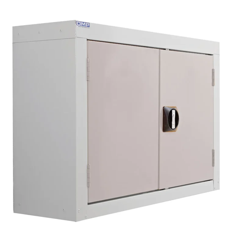 QMP Workplace Storage Wall Cupboard - 570H x 850W x 255D