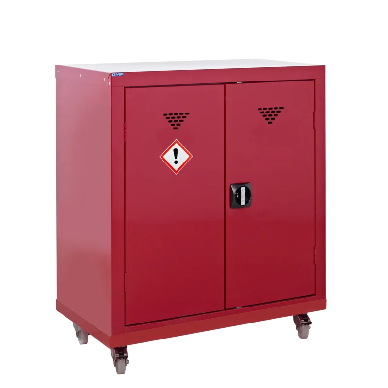 QMP Pesticide & Agrochemical Mobile Cupboard - 1040H x 900W x 460D