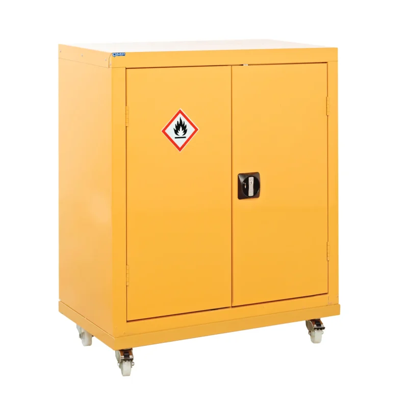 QMP Mobile Hazardous Substance Cupboard - 1040H x 900W x 460D