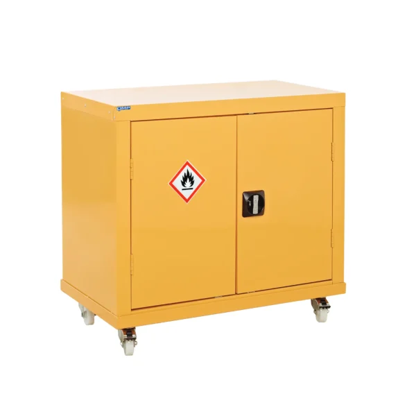 QMP Mobile Hazardous Substance Cupboard - 840H x 900W x 460D