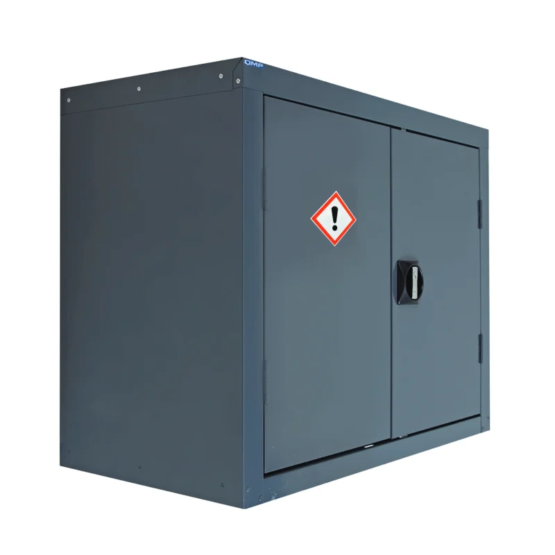 QMP Wall Mounted CoSHH Cupboard - 570H x 850W x 255D
