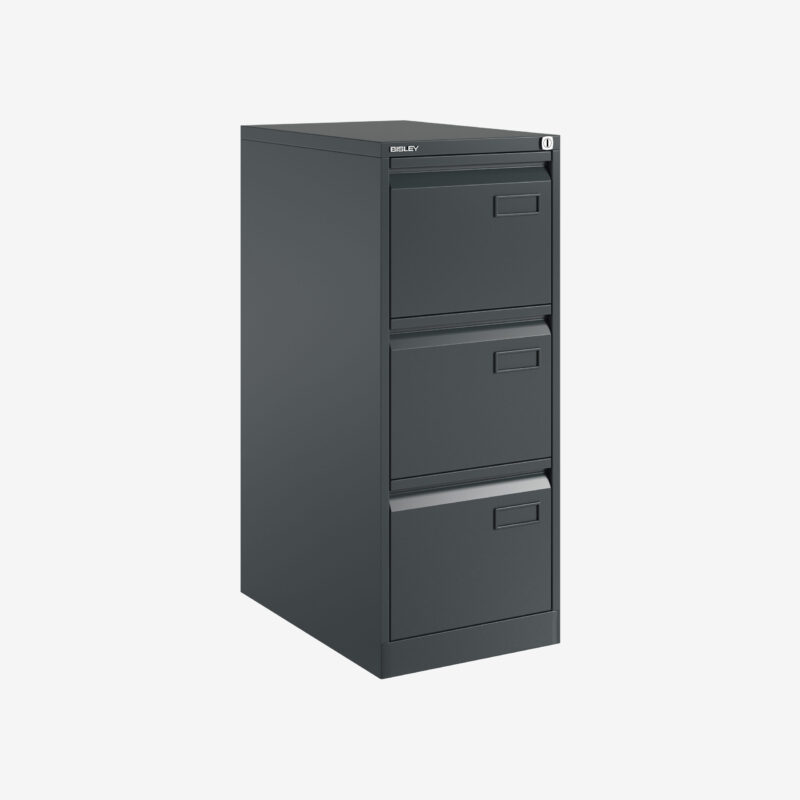 Bisley Volume Filer – A4 Filing Cabinet – 3 Drawer