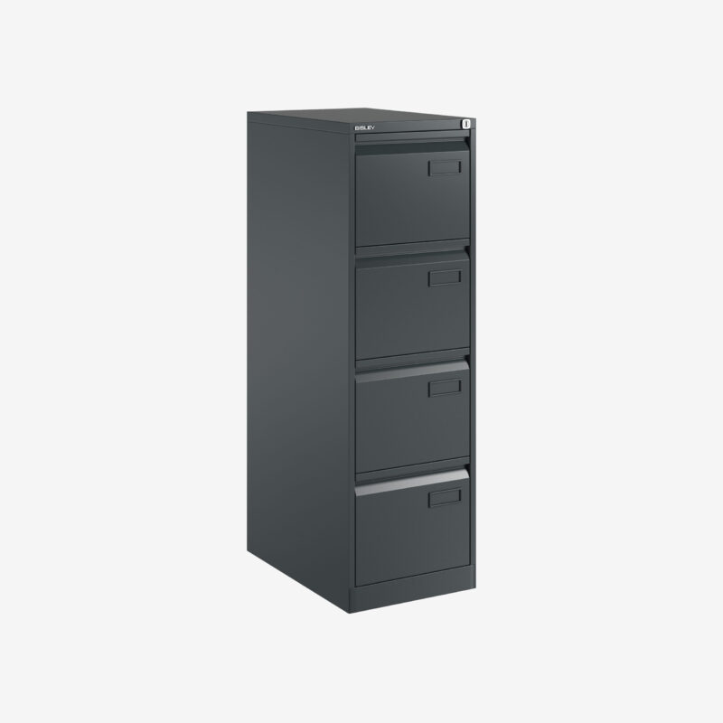 Bisley Volume Filer – A4 Filing Cabinet – 4 Drawer