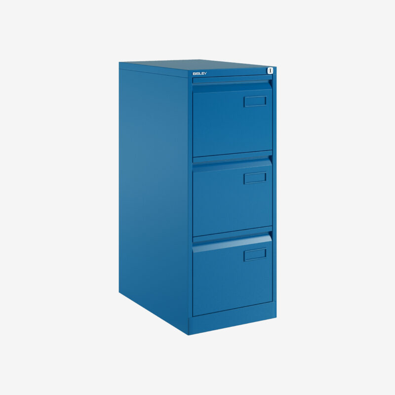 Bisley Volume Filer – A4 Filing Cabinet – 3 Drawer