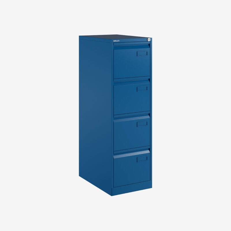 Bisley Volume Filer – A4 Filing Cabinet – 4 Drawer