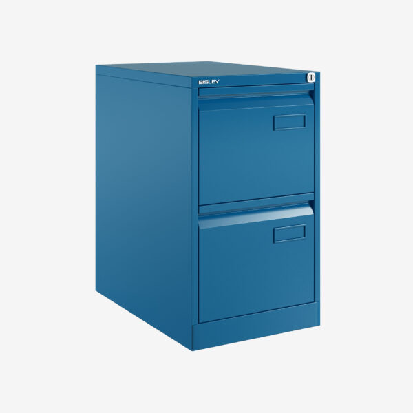 Bisley Volume Filer – A4 Filing Cabinet – 2 Drawer