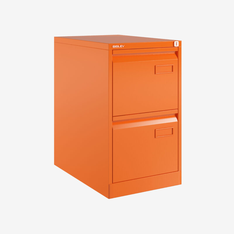 Bisley Volume Filer – A4 Filing Cabinet – 2 Drawer