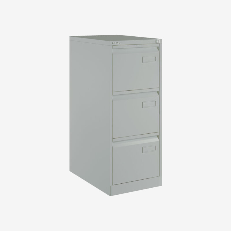 Bisley Volume Filer – A4 Filing Cabinet – 3 Drawer