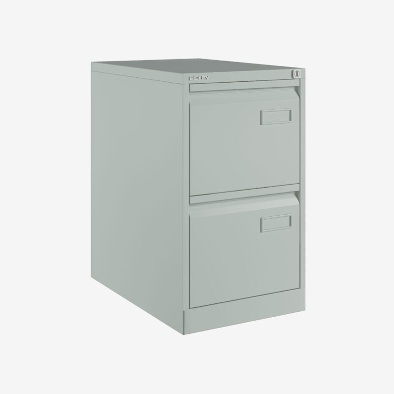 Bisley Volume Filer – A4 Filing Cabinet – 2 Drawer