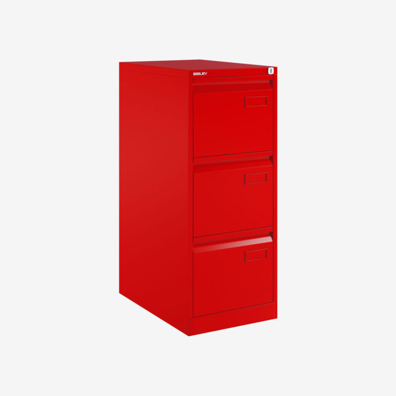 Bisley Volume Filer – A4 Filing Cabinet – 3 Drawer