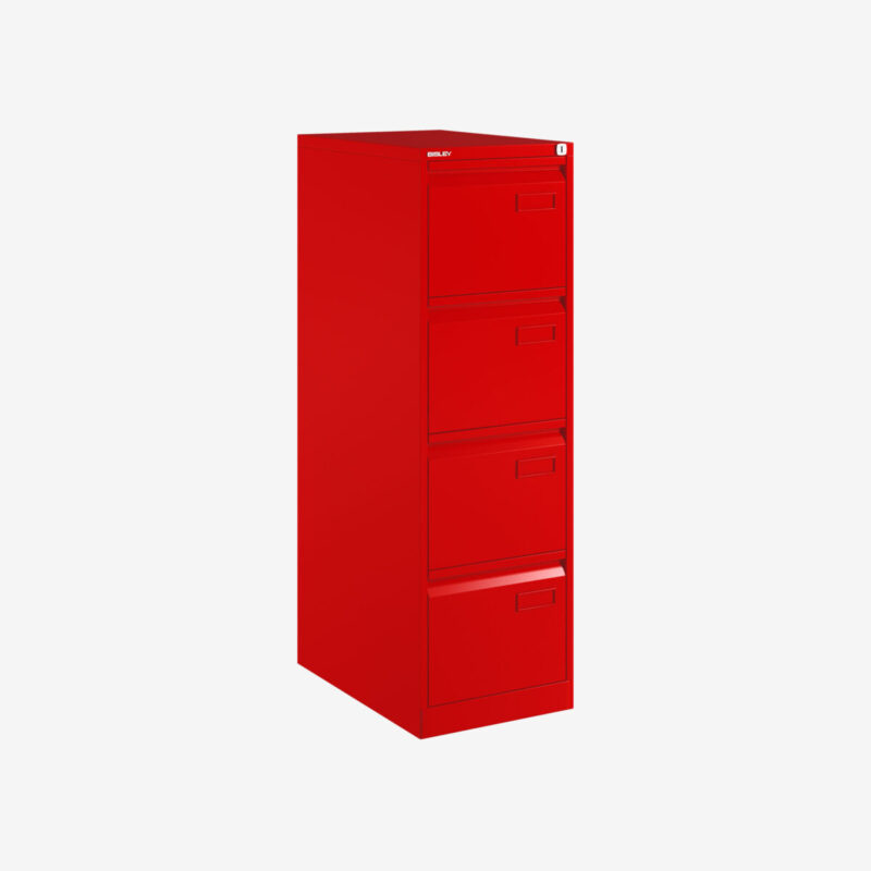 Bisley Volume Filer – A4 Filing Cabinet – 4 Drawer