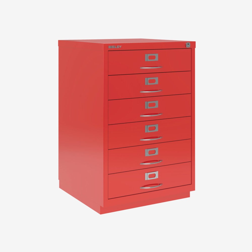 Bisley F Series Filer - Suspension Filing Cabinet - 6 Drawer