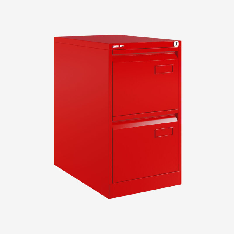 Bisley Volume Filer – A4 Filing Cabinet – 2 Drawer