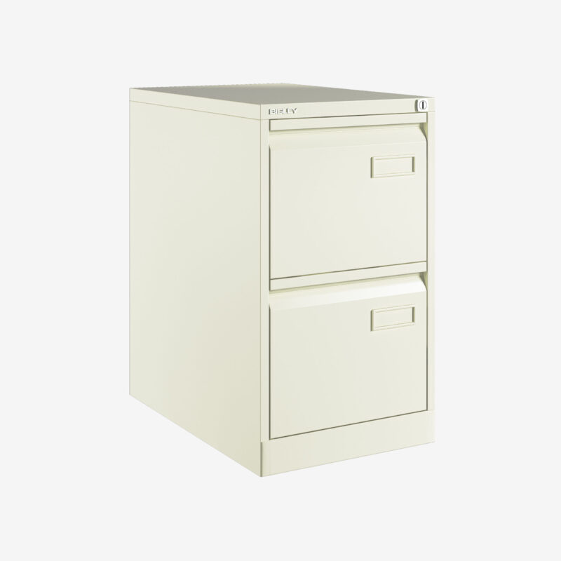 Bisley Volume Filer – A4 Filing Cabinet – 2 Drawer