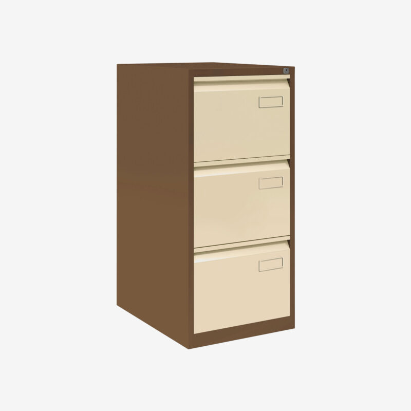 Bisley Volume Filer - Foolscap Filing Cabinet - 3 Drawer