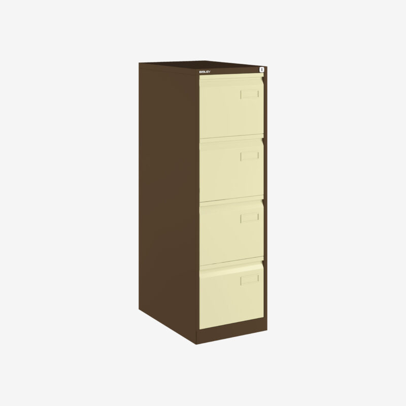 Bisley Volume Filer – A4 Filing Cabinet – 4 Drawer