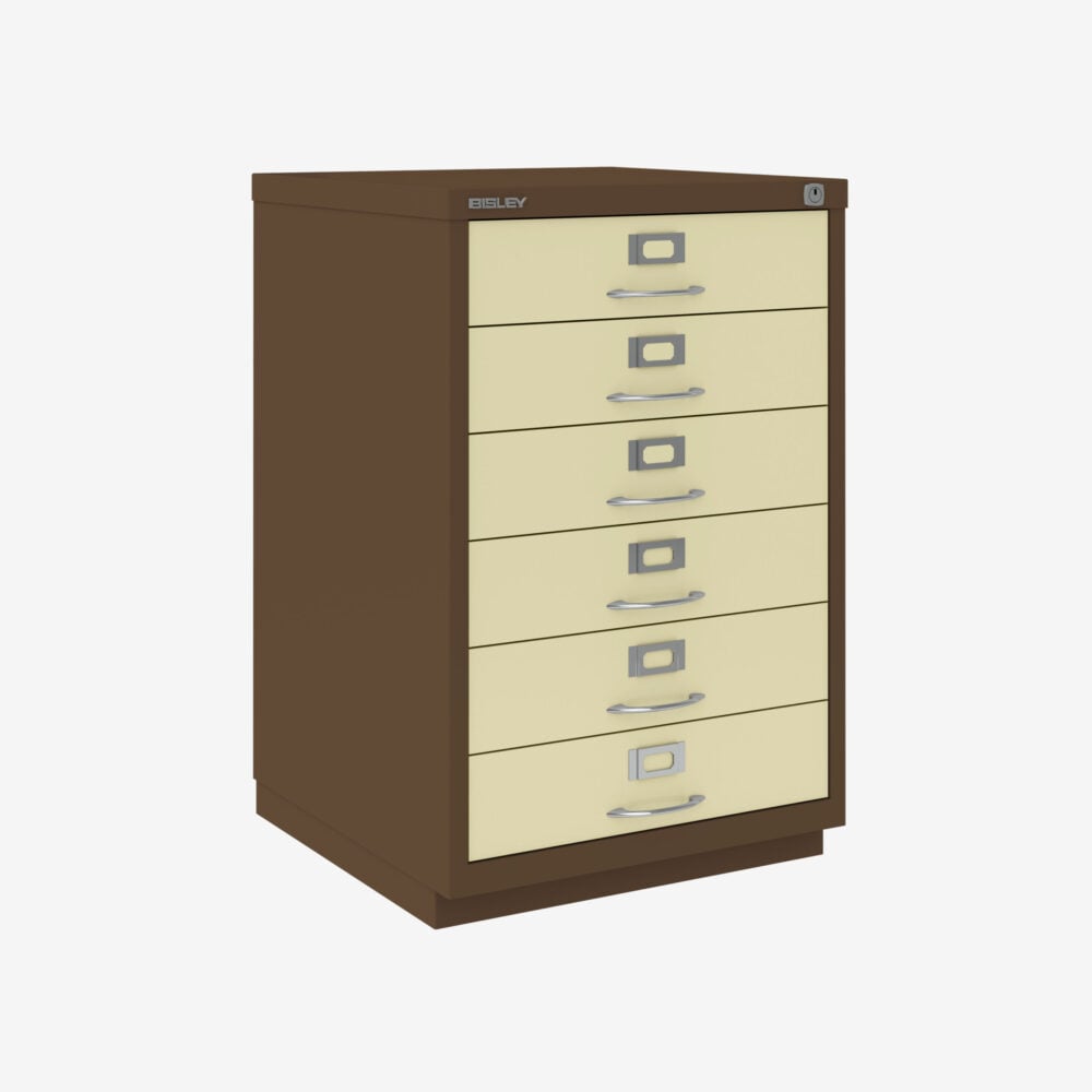 Bisley F Series Filer - Suspension Filing Cabinet - 6 Drawer