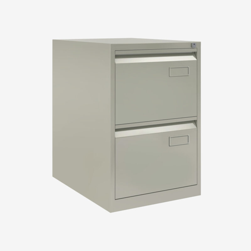 Bisley Volume Filer - Foolscap Filing Cabinet - 2 Drawer