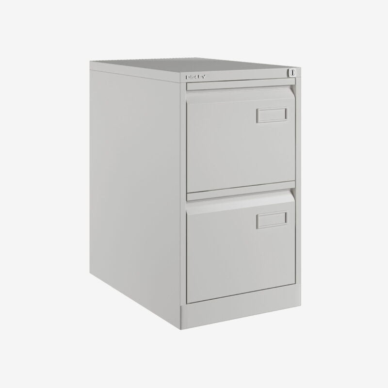 Bisley Volume Filer – A4 Filing Cabinet – 2 Drawer
