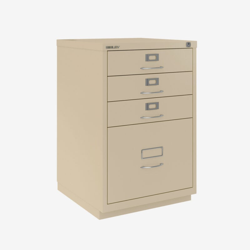 Bisley F Series Filer - Suspension Filing Cabinet - 3 Drawer Combination