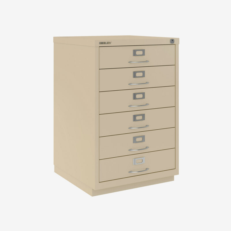 Bisley F Series Filer - Suspension Filing Cabinet - 6 Drawer