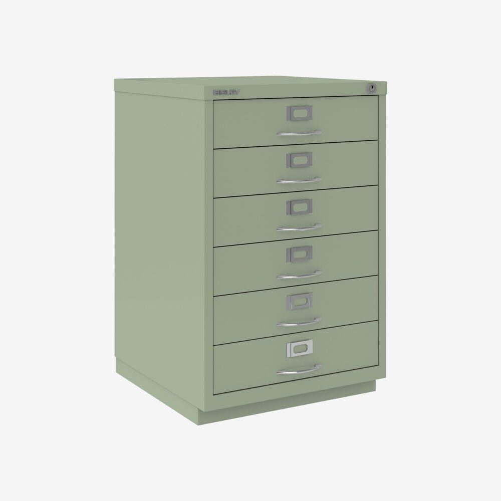Bisley F Series Filer - Suspension Filing Cabinet - 6 Drawer