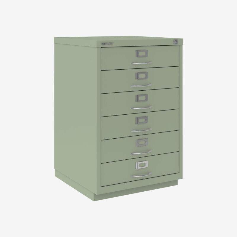 Bisley F Series Filer - Suspension Filing Cabinet - 6 Drawer