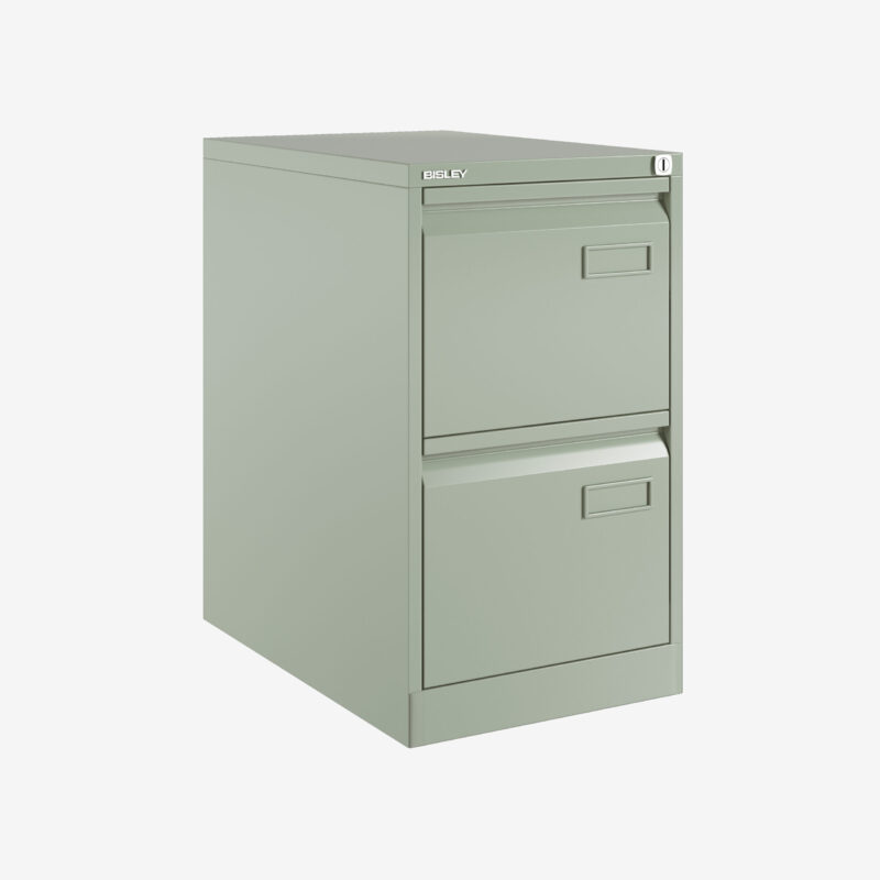 Bisley Volume Filer – A4 Filing Cabinet – 2 Drawer