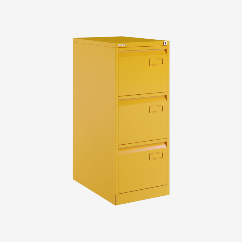 Bisley Volume Filer – A4 Filing Cabinet – 3 Drawer