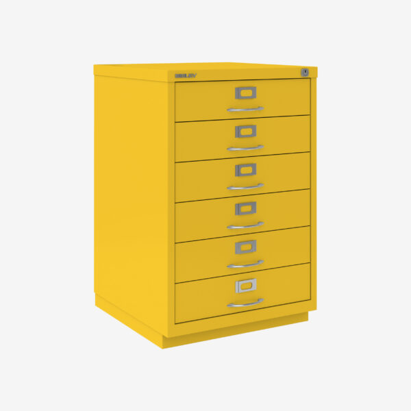 Bisley F Series Filer - Suspension Filing Cabinet - 6 Drawer
