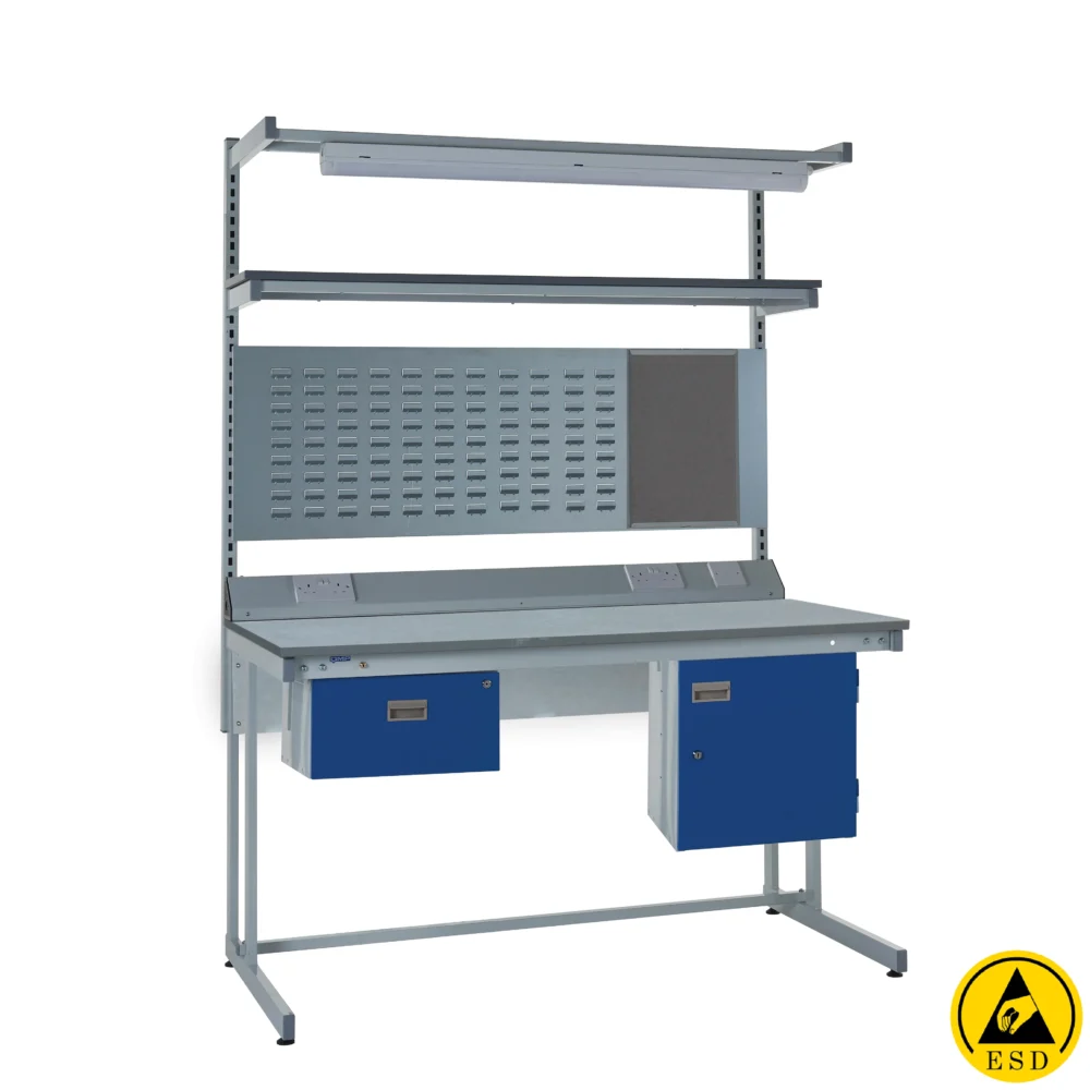 QMP Express Cantilever ESD Workbench - Kit E