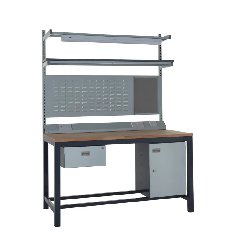 QMP Express Heavy Duty Workbench - Kit E Beech Top