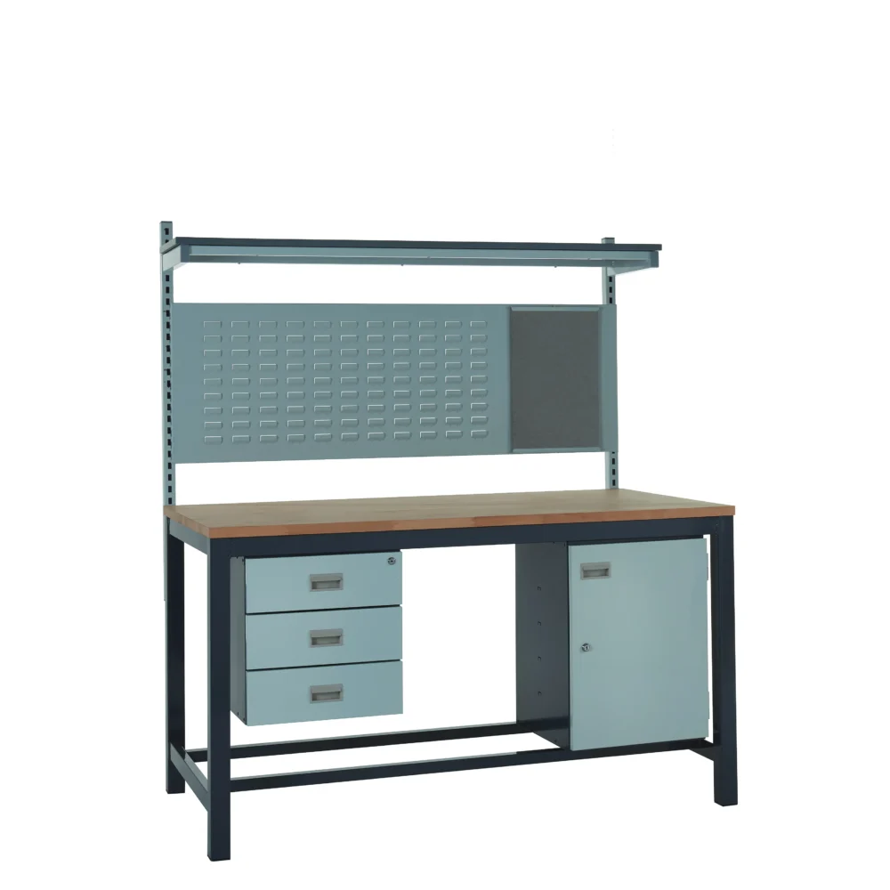 QMP Express Heavy Duty Workbench - Kit D Beech Top