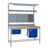 QMP Express Square Tube Workbench - Kit E Beech Top