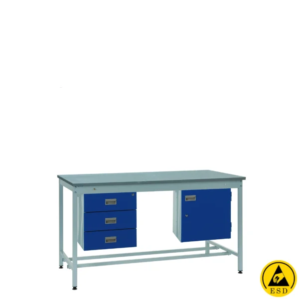 QMP Express Square Tube ESD Workbench - Kit B