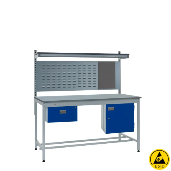QMP Express Square Tube ESD Workbench - Kit C
