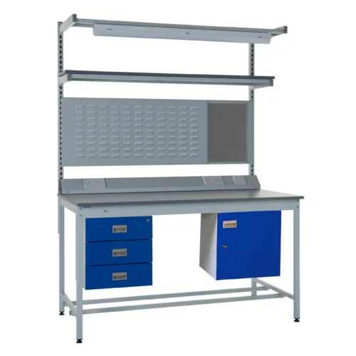 QMP Express Square Tube Workbench - Kit F Laminate Top